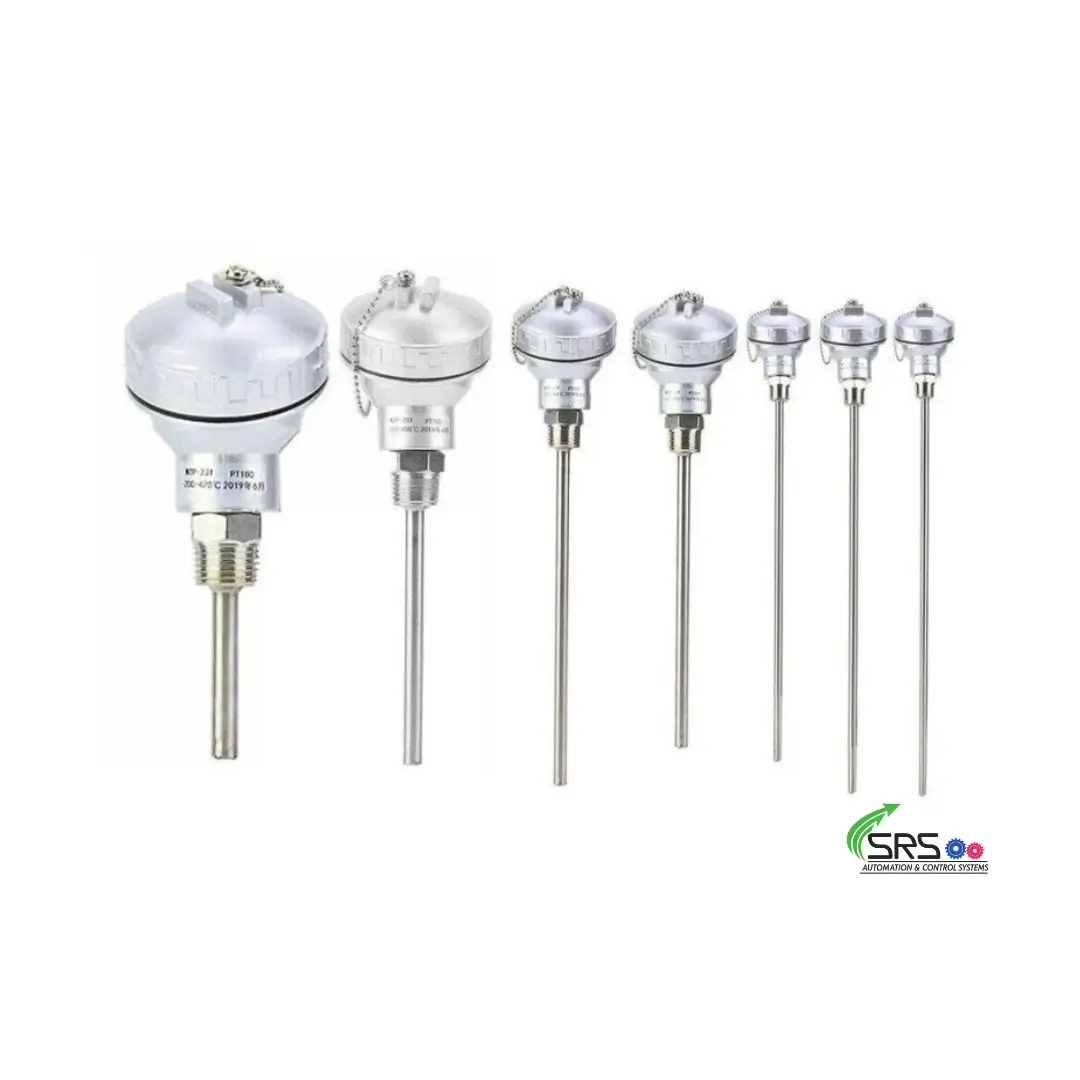 RTD PT100 Temperature Sensor Probe 1/2"NPT Thread Thermocouple Terminal-Head Φ6mm